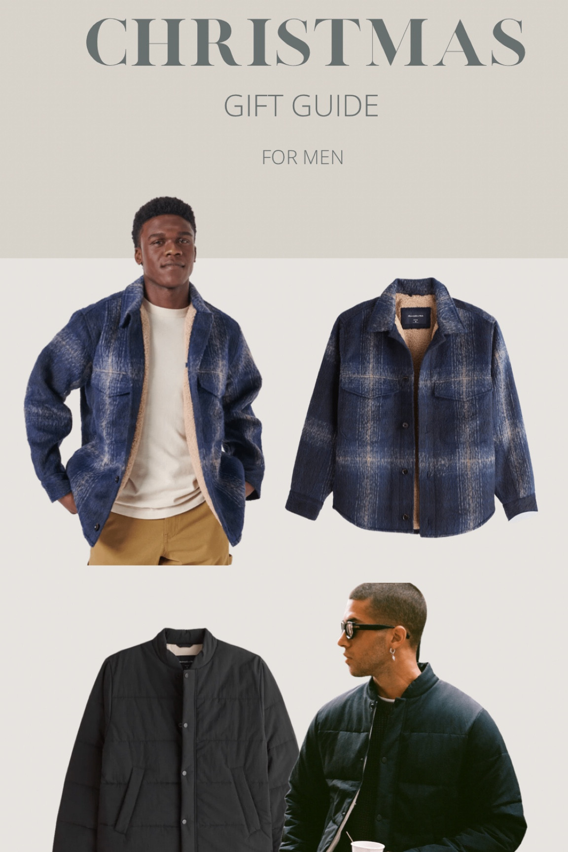 Mens Abercrombie Sherpa jacket, everyday light weight puffer jacket #mensabercrombie 

#LTKmens #LTKGiftGuide #LTKsalealert