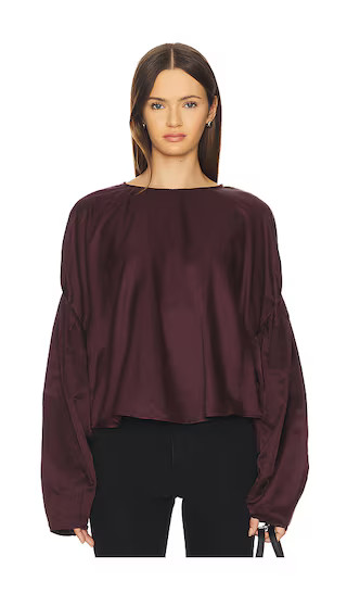 Anika Top in Burgundy | Revolve Clothing (Global)