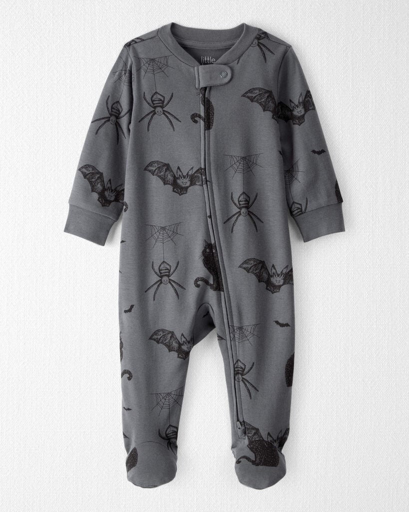 Little Planet Baby Organic Cotton Sleep & Play Pajamas in Spooky Creatures 3M Spooky Creatures | Carter's Inc