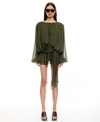 Women's Elements Back Button Mini Dress | Macy's