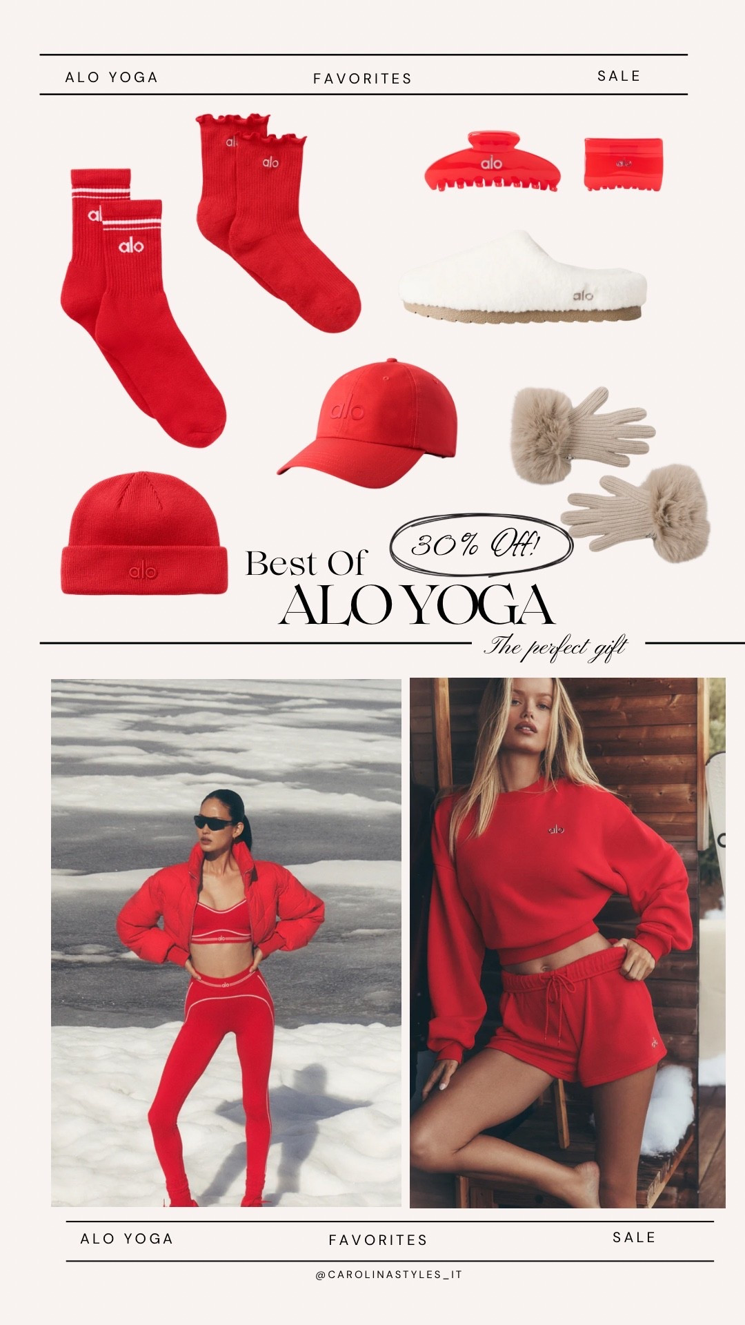 Alo yoga is having a 30% off sale! Linked all my favorites from hats, beanie, socks, gloves, leggings, sports bras, and sweaters! Would make an excellent gift for the sporty girl in your life that loves to look chic! 

#aloyoga #12daysofchristmas #sportswear #newyearsresolution #fitnessgoals @aloyoga 

#LTKSaleAlert #LTKHoliday #LTKfitnessgoals