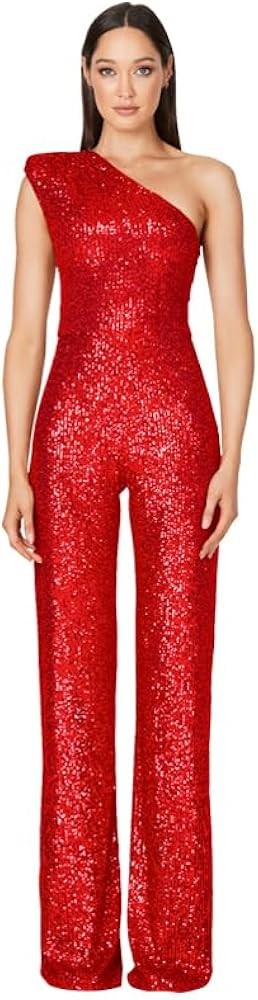 SESSRYMNIR Women's Sparkly Sequin Jumpsuit Ladies Shiny Sequin Overalls Pants | Amazon (US)