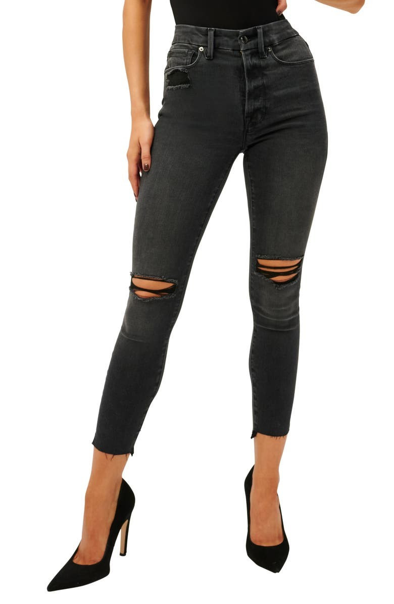 Good Legs Ripped High Waist Ankle Skinny Jeans | Nordstrom