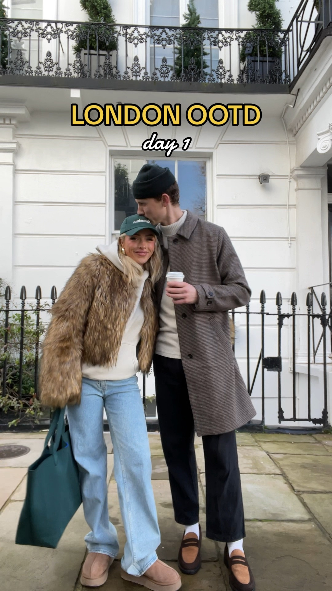 London outfit day 1 - layering is key 🔑 🐻 
My exact jacket is old and sold out from revolve so linking similar! Jeans size up 1 size for extra baggy. Hoodie size medium

Clayton’s jacket is Abercrombie and he’s wearing a large. His shoes are old Urban Outfitters and sweater is old Abercrombie, so I’m linking similar options

#LTKstyletip #LTKVideo #LTKmens