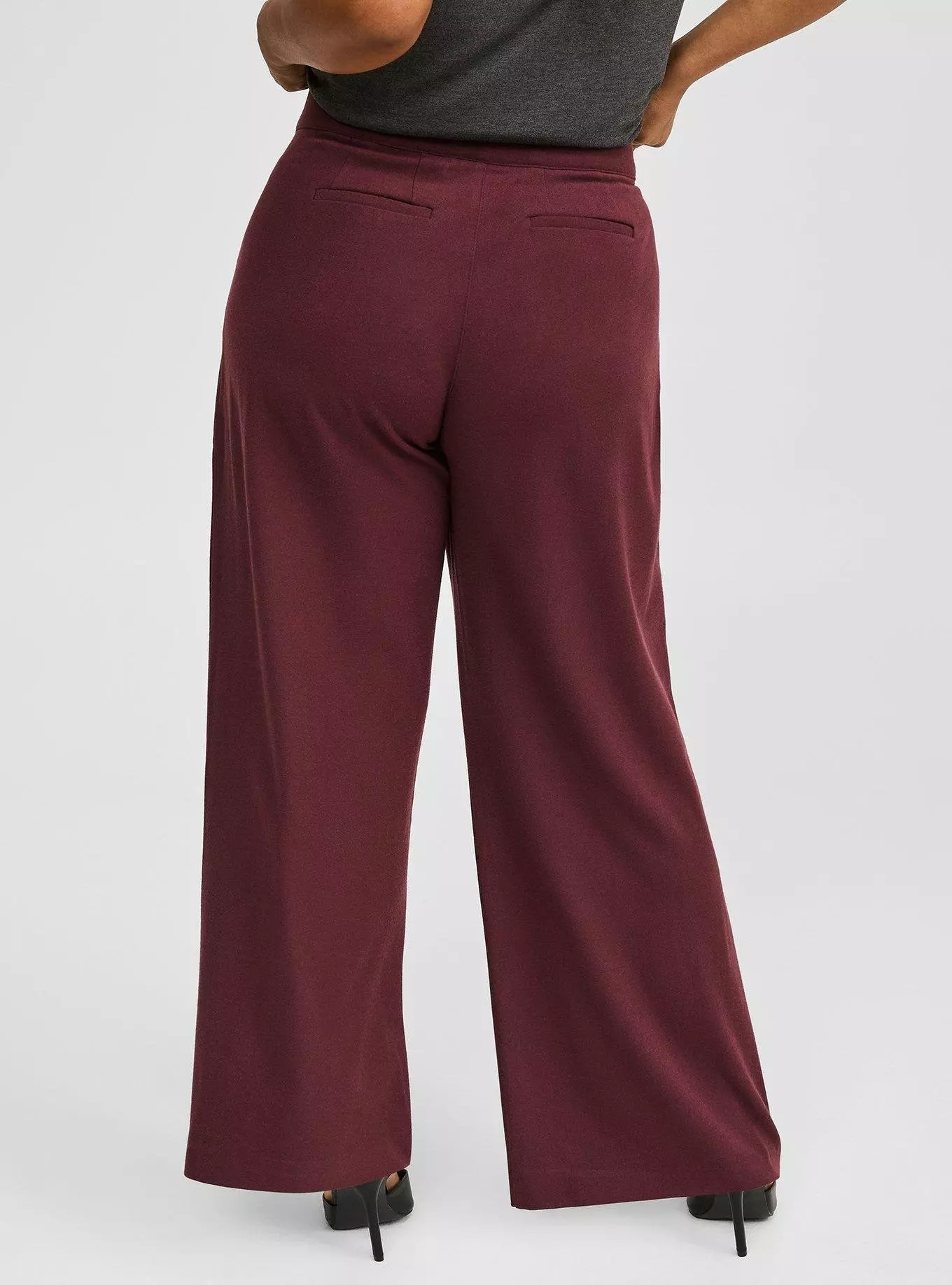 Brushed Twill Wide Leg Pants | Torrid (US & Canada)