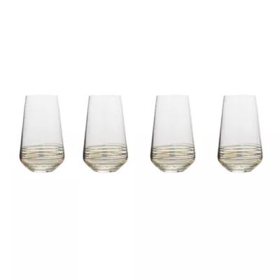 Mikasa® Electric Boulevard Highball Glasses in Gold (Set of 4) | Bed Bath & Beyond | Bed Bath & Beyond