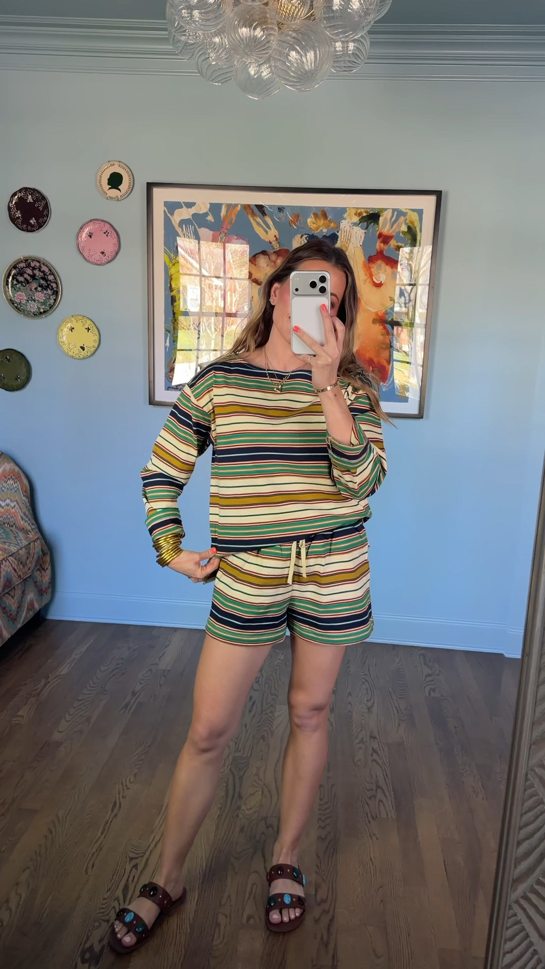 Such a cute casual set for spring and summer! 30% off through today, April 6! I am wearing an extra small top & petite small shorts (both run big) ￼

#LTKSeasonal