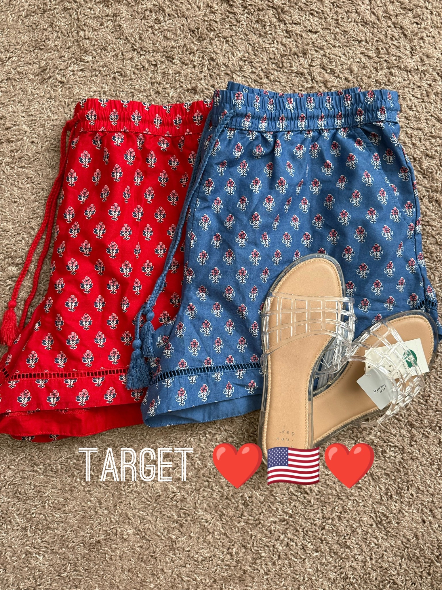 Target, Target style, Target Americana, New Target Release, New Arrivals, Jelly sandals, Target sandals, Red White & Blue

#LTKootd #LTKSeasonal #LTKSaleAlert