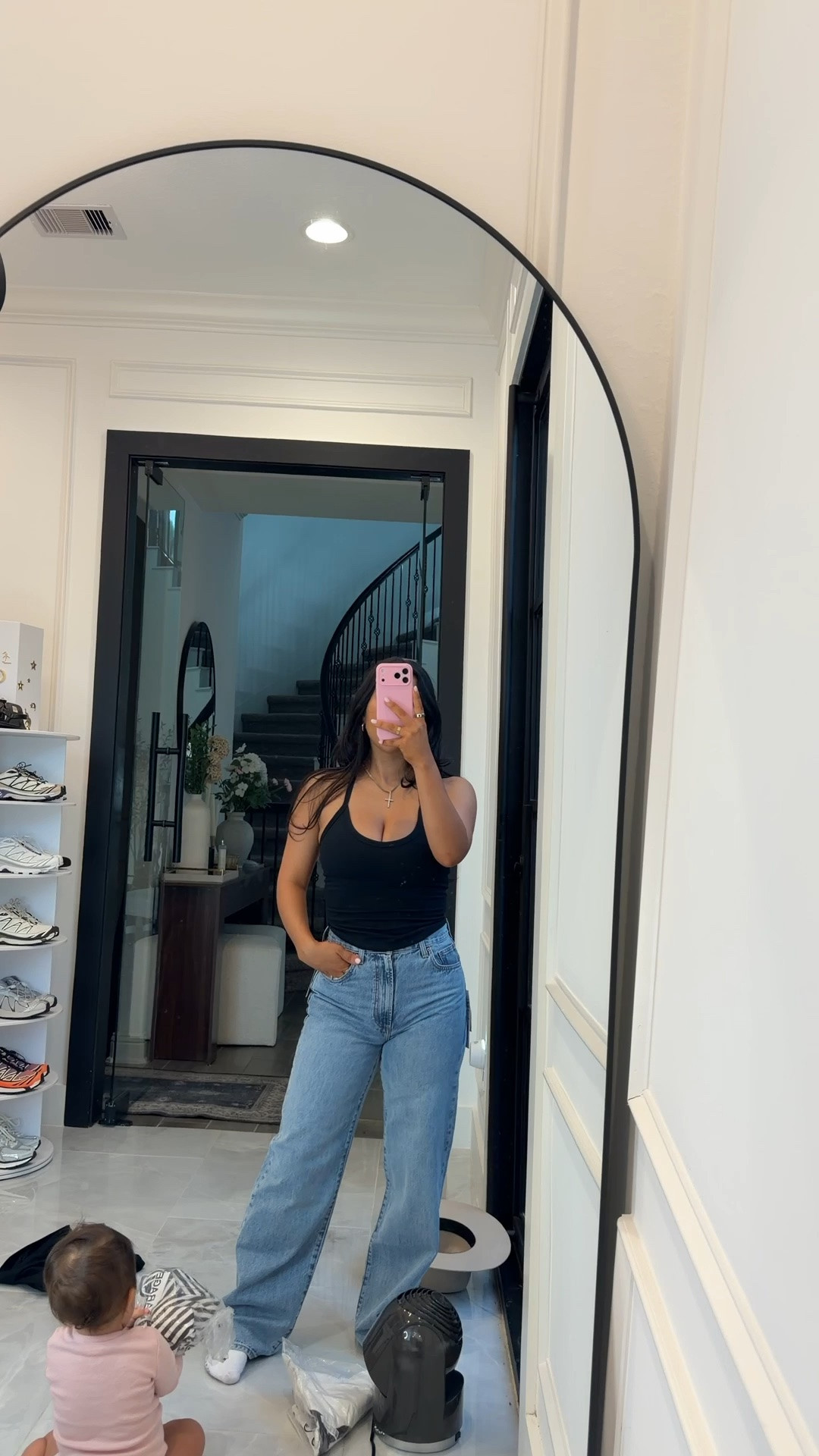 Fave jeans now come in short & I love this wash!! I’m 5 2 for reference

Available in long short and regular - also curve love or original 

Denim jeans 
Aritzia 
Mom jeans 
Postpartum

#LTKmomlife #LTKSaleAlert #LTKootd

#LTKSaleAlert #LTKgrwm #LTKootd