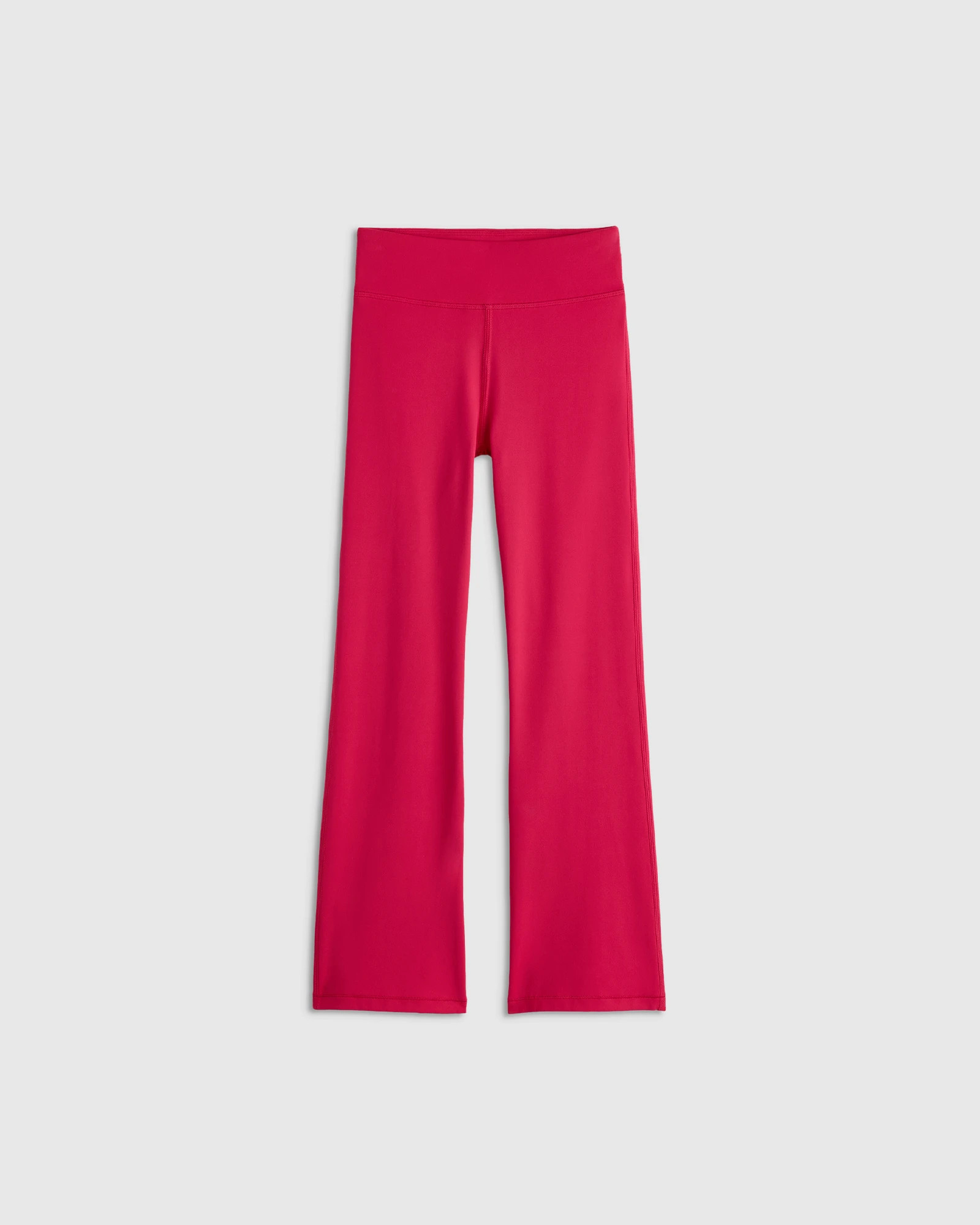 Quince | Ultra-Form High Rise Flare Pants in Deep Navy, Size 7, Nylon/Spandex | Quince