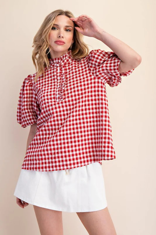 Untitled Jun22_21:14 Red Gingham / Medium | The Collection TX 