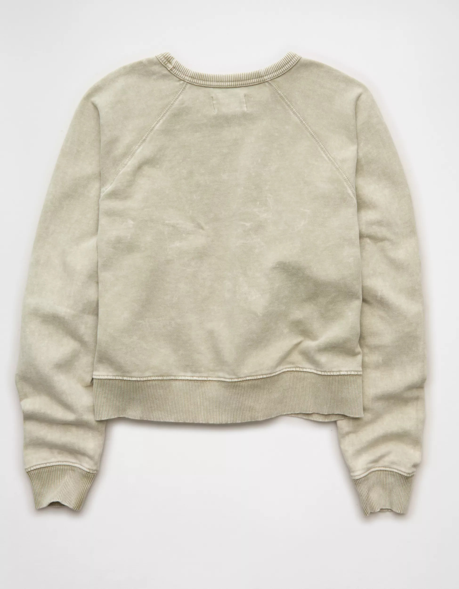 AE Cropped Raglan Sweatshirt | American Eagle Outfitters (US & CA)