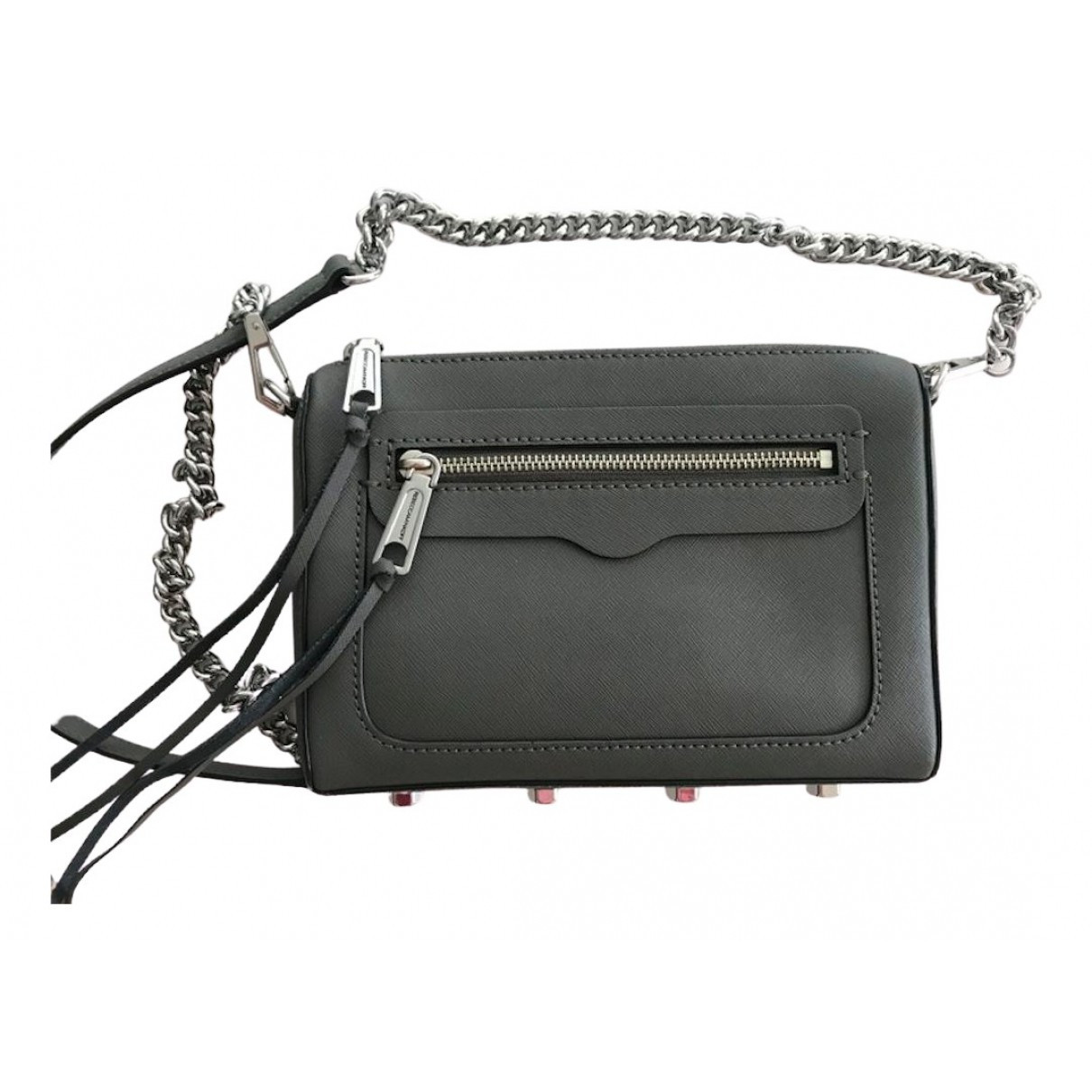 Rebecca Minkoff Anthracite Leather handbag for Women | Vestiaire Collective (Global)
