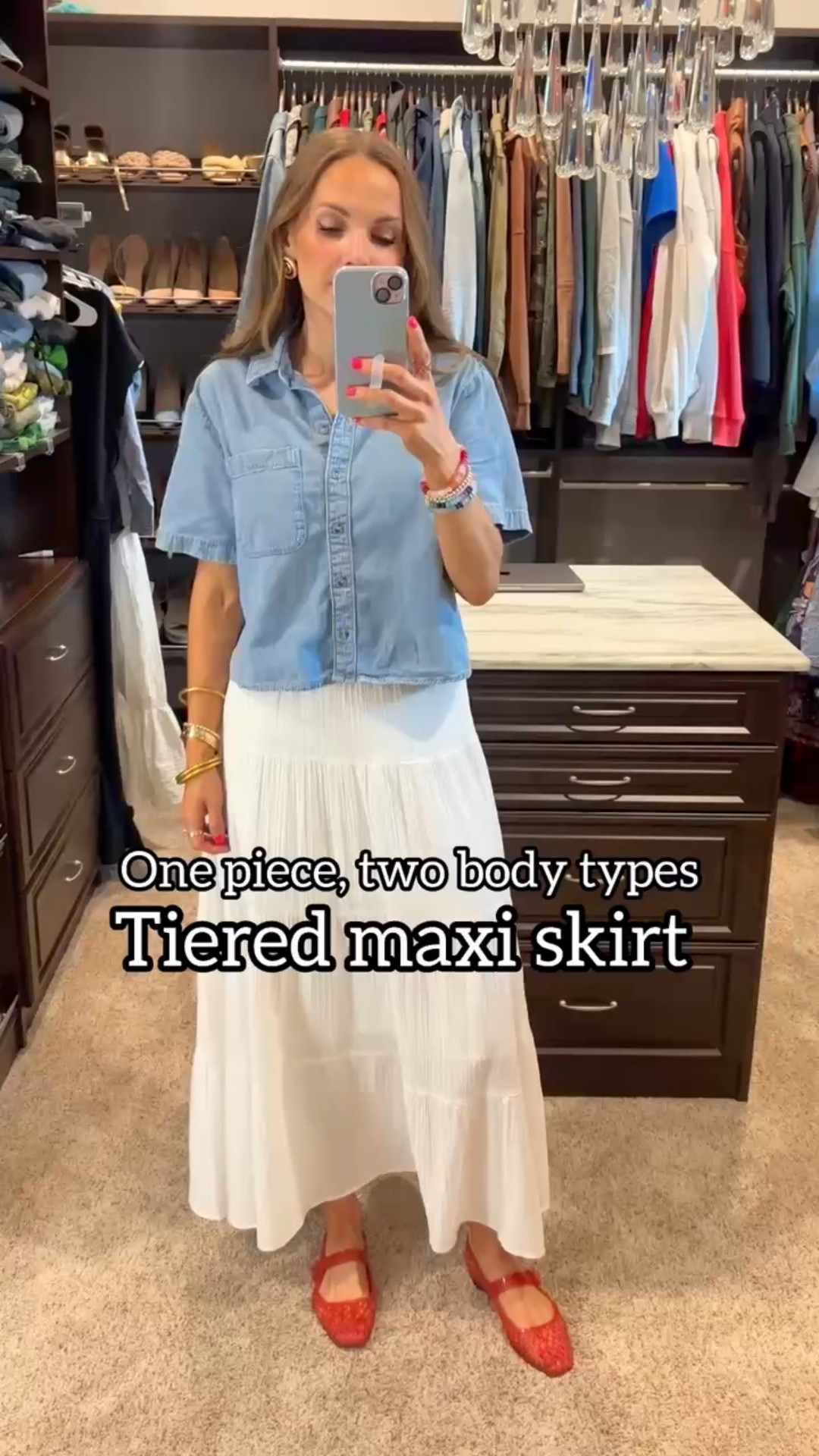 @target skirt
2 body types
I am in a XS and Kristy is in a Large