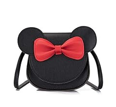 Little Girls Toddlers Mini Crossbody Shoulder Bag Coin Purse with Cute Mouse Ear Bowknot | Amazon (US)