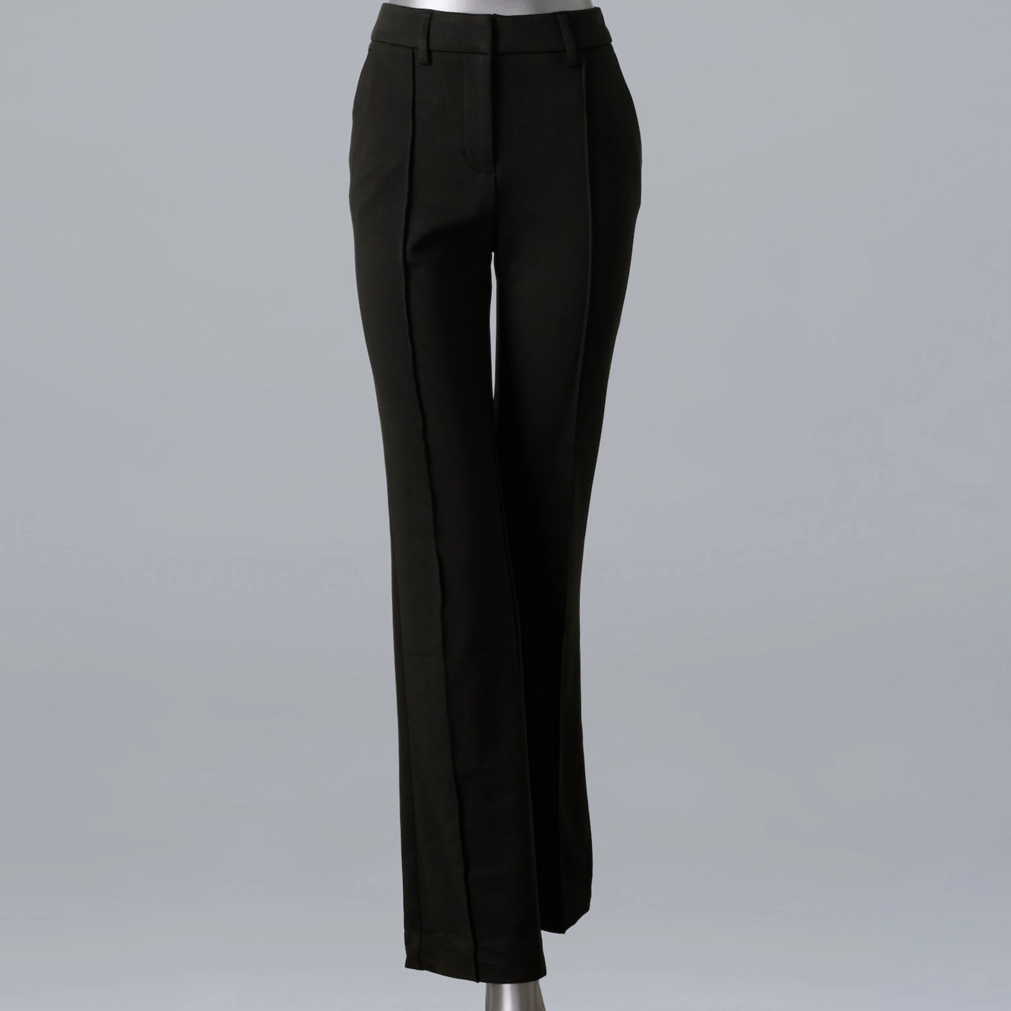 Women's Simply Vera Vera Wang Stretch Knit High Rise Flare Pants | Kohl's