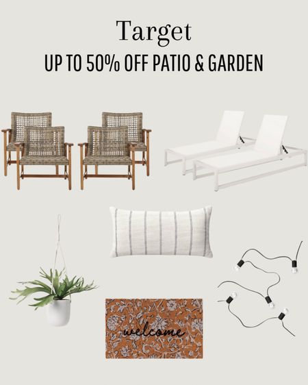 Up to 50% off garden and patio at Target! 

#LTKsalealert #LTKhome #LTKSeasonal