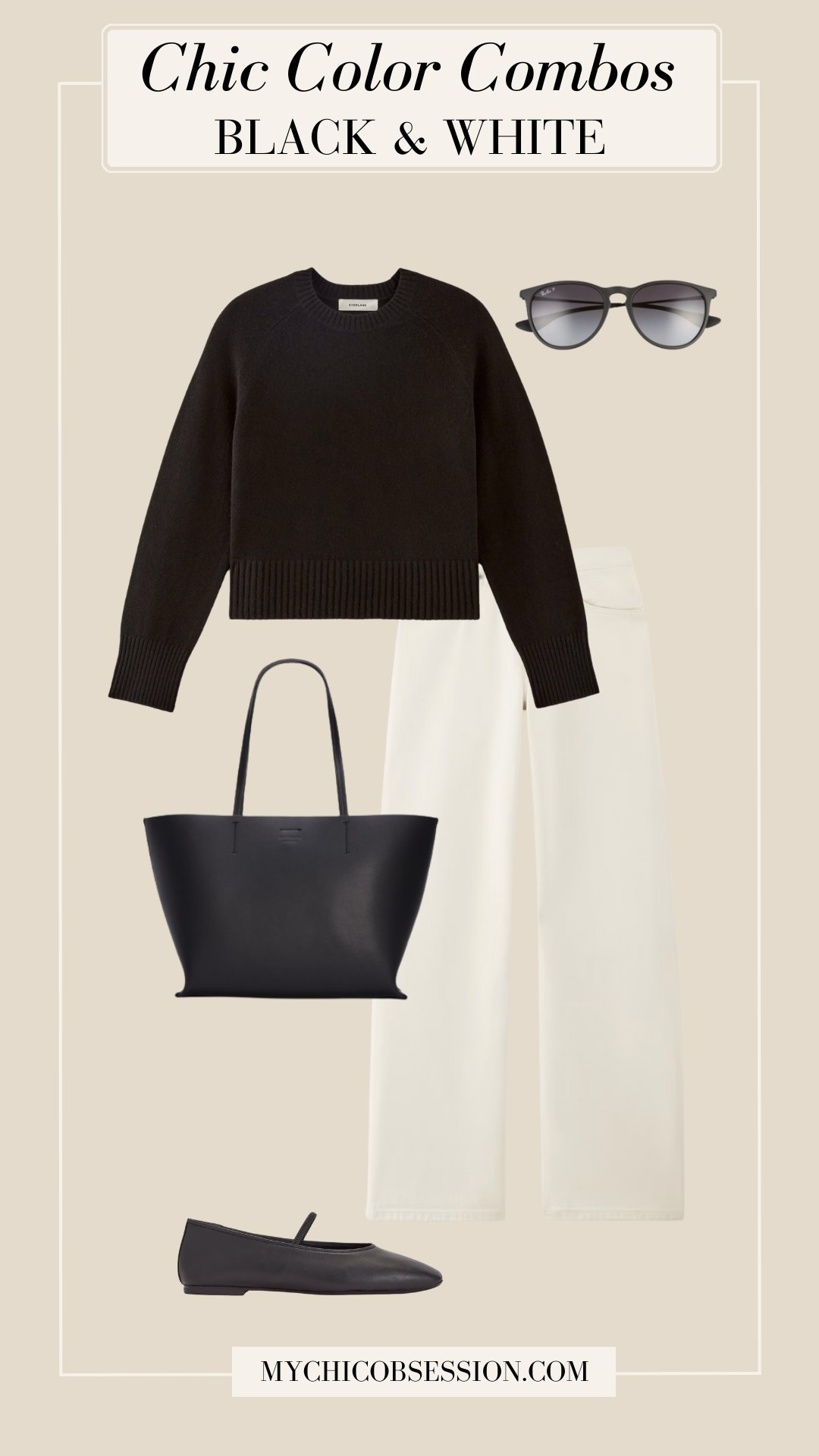 The color combination of black and white will always give you an elevated look, even if you're styling a casual outfit. Style a winter or spring look with white jeans, a black sweater, a classic black work tote, and Mary Janes. 

 #LTKSeasonal #LTKStyleTip #LTKShoeCrush