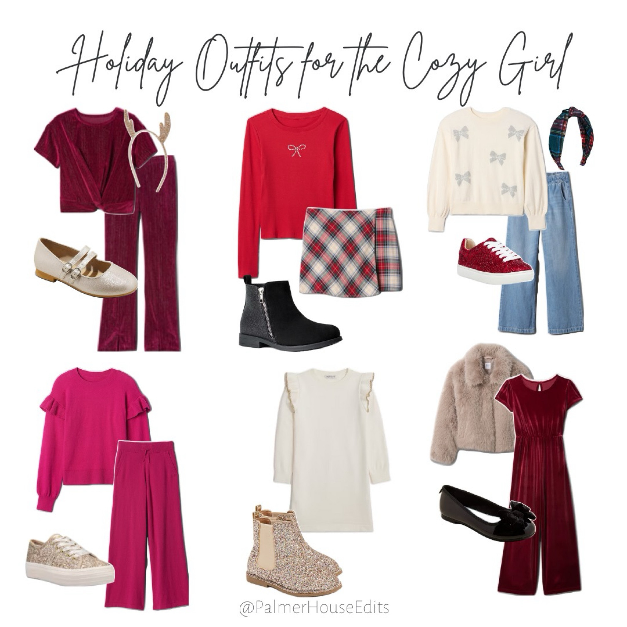 Girl holiday outfits that are stylish and comfortable! Tried and approved by the 6 year old comfy clothes expert…These holiday outfits will keep your cozy outfit girl happy all party long! 
Best part is most of these items are on major sale,  like gap factory 50-70% off!!
Girl Casual holiday outfit ideas
Girl Holiday outfit ideas
Girl comfortable holiday outfit
Girl casual holiday outfits 
6 year old, 7 year old, 8 year old
Easy holiday outfits
Girls holiday wardrobee

#LTKKids #LTKCyberWeek #LTKHoliday