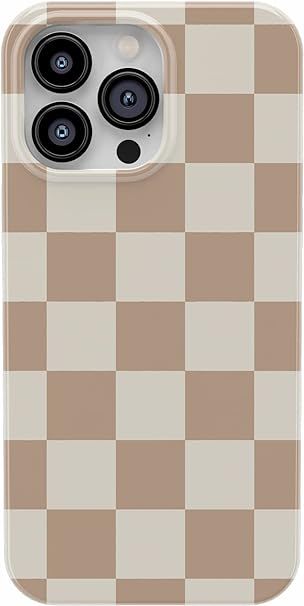 Casely iPhone 14 Pro Max Case | Fit Check | Neutral Checkerboard Checkered | Compatible with MagS... | Amazon (US)