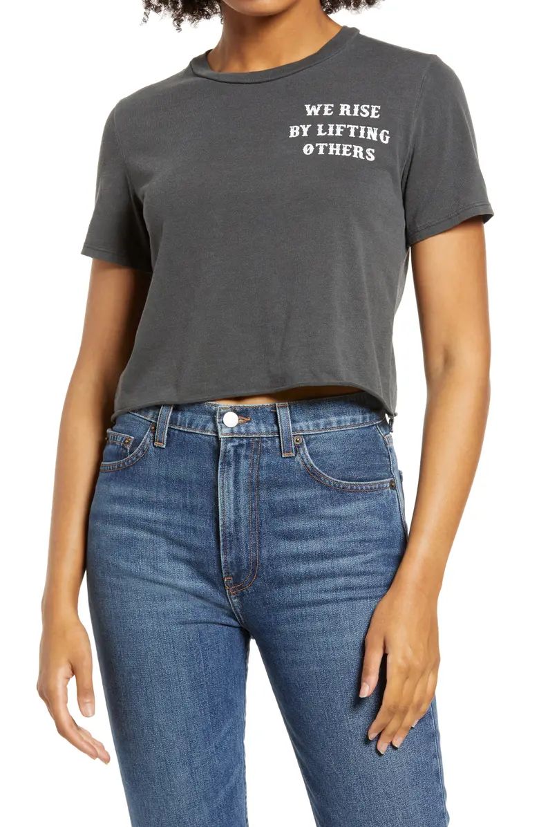 We Rise by Lifting Others Women's Graphic Crop Tee | Nordstrom
