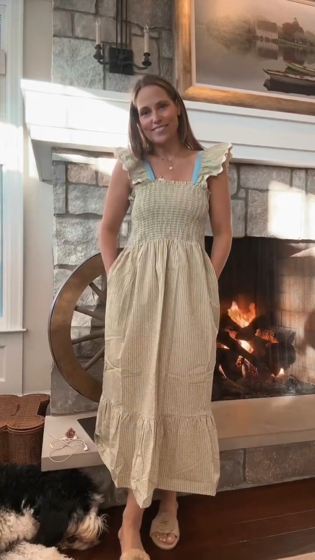 A simple dress you’ll want to have on repeat for spring and summer. The sleeves add the sweetest detail, and the shape is so flattering on. Paired with simple sandals and gold jewelry, it comes together in an easy, polished way.

#LTKMidsize #LTKOver40 #LTKSeasonal