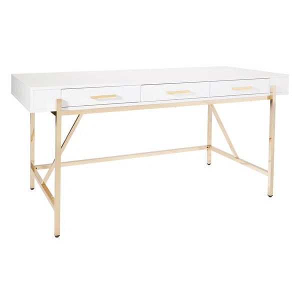 Vallee Desk with Built in Outlets | Wayfair North America