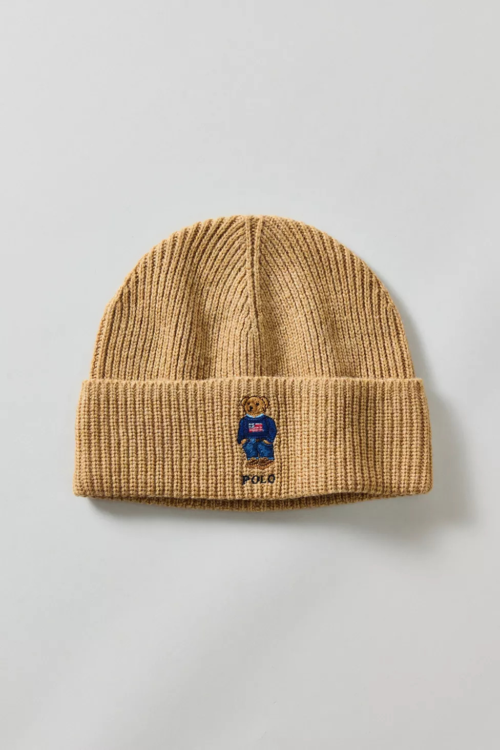 Polo Ralph Lauren Flag Bear Solid Beanie | Urban Outfitters (US and RoW)