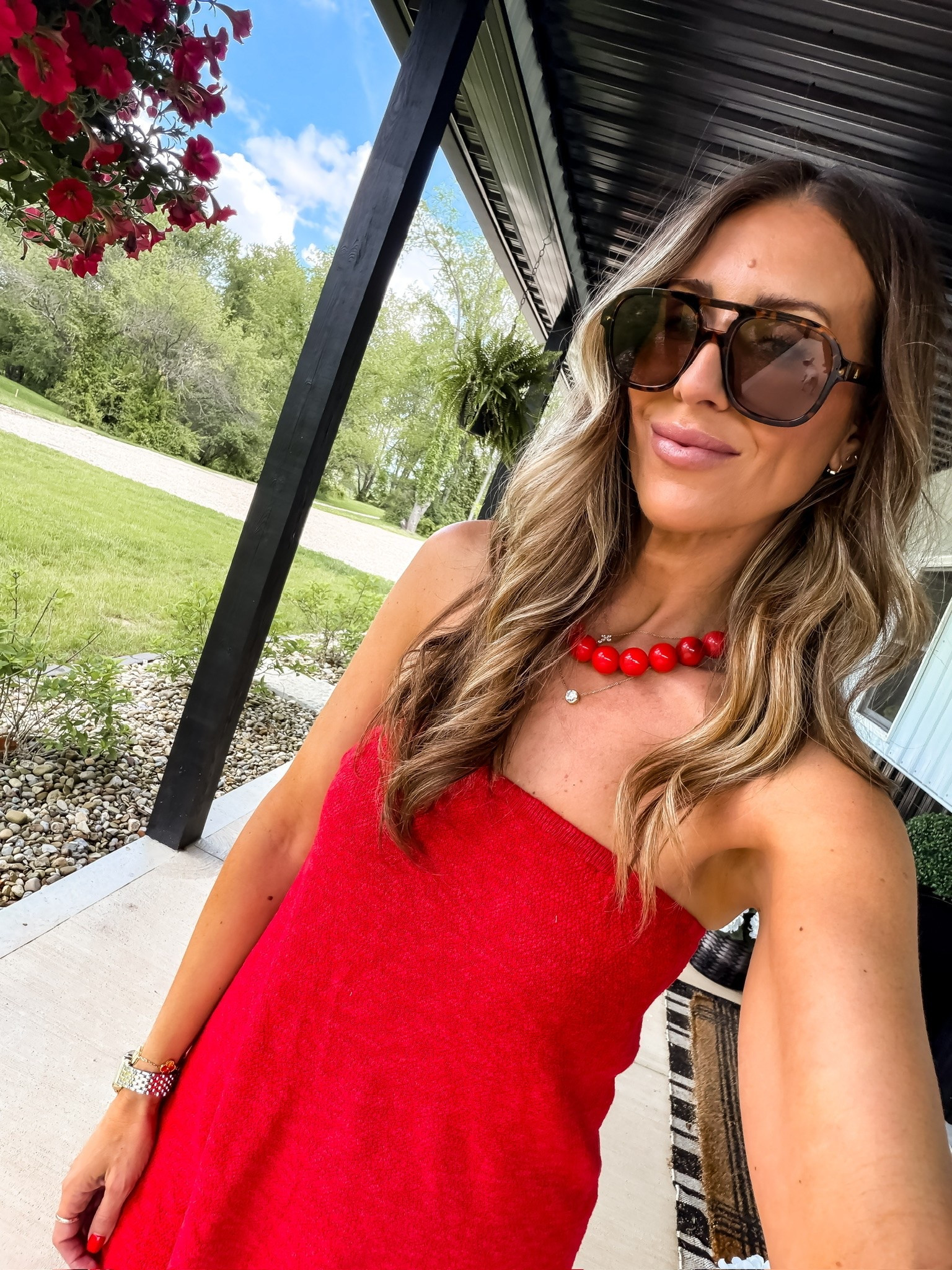 This red strapless maxi is such a statement piece for summer. The bold color does all the work, making it easy to throw on with simple sandals and accessories for vacations, backyard parties, and holiday weekends.

red maxi dress, strapless dress, summer outfit, Fourth of July outfit, vacation style, resort wear, summer fashion, holiday weekend outfit, beach vacation look, colorful summer dress, effortless style, statement dress, themominstyle

#LTKootd #LTKSeasonal #LTKOver40
