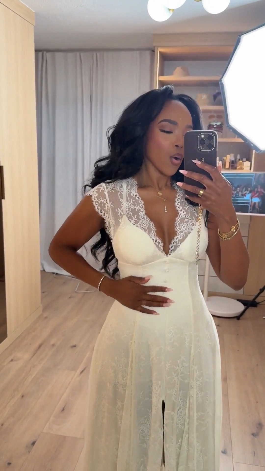 Scroll to shop!! This romantic lace dress featuring delicate detailing and a flattering midi silhouette gives an effortlessly feminine look.

Perfect for brunch, date night, vacation dinners, spring events, or special occasions.



#LTKstorytime #LTKgrwm #LTKvlog