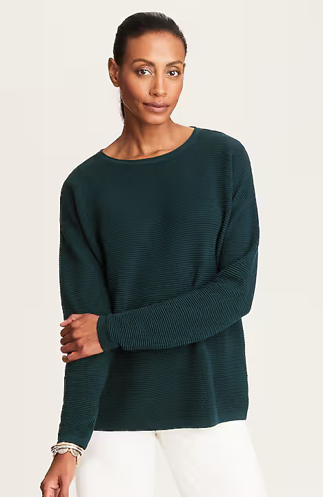 Wearever Ottoman-Textured Sweater | J. Jill