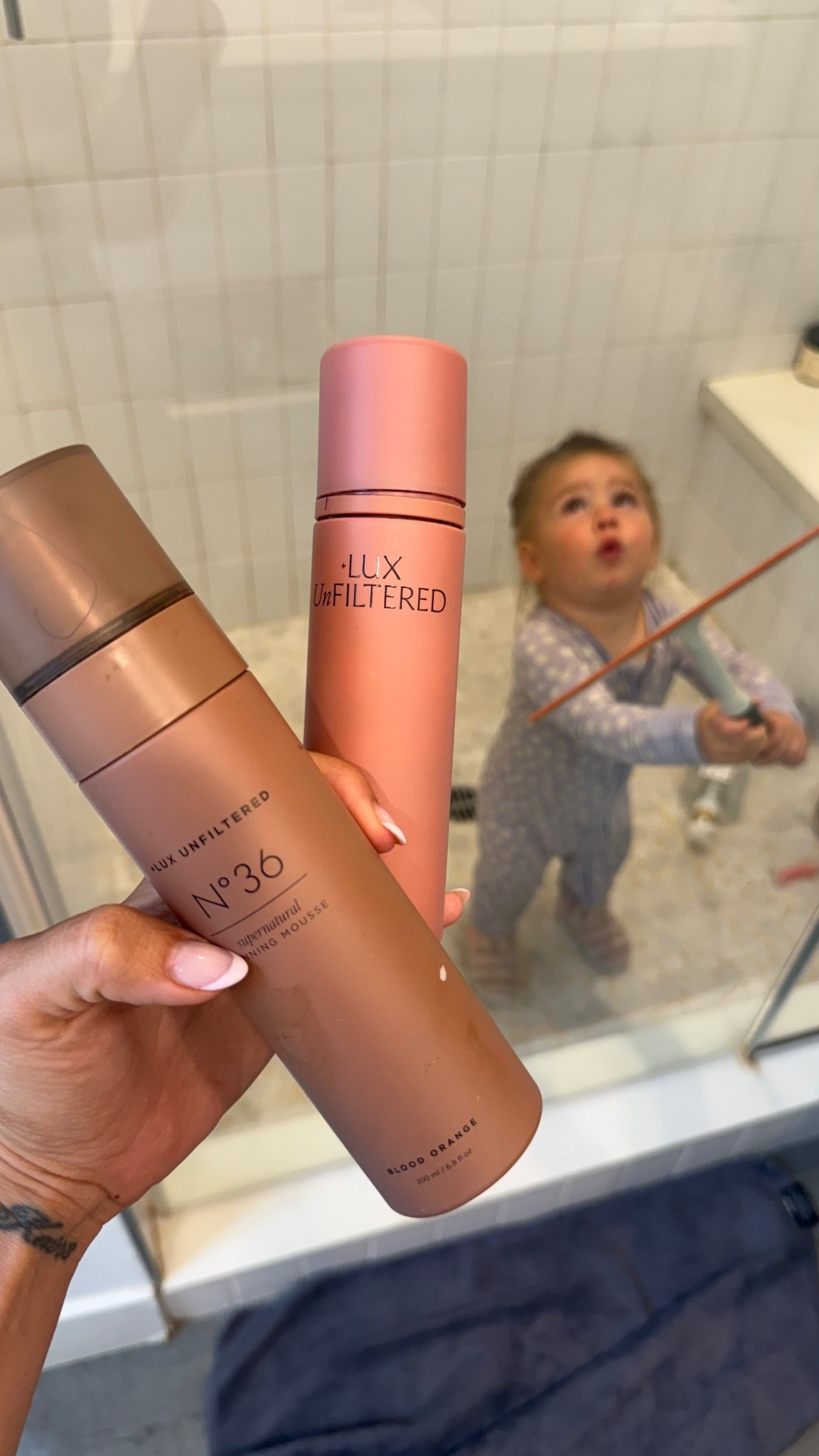 Nontoxic tanning I use, gorgeous color. Darker one needs to develop I use before trips and put on night before. Other one is instant tint, lighter but doesn’t need to develop and great before events! 

#LTKmomlife #LTKselfcare