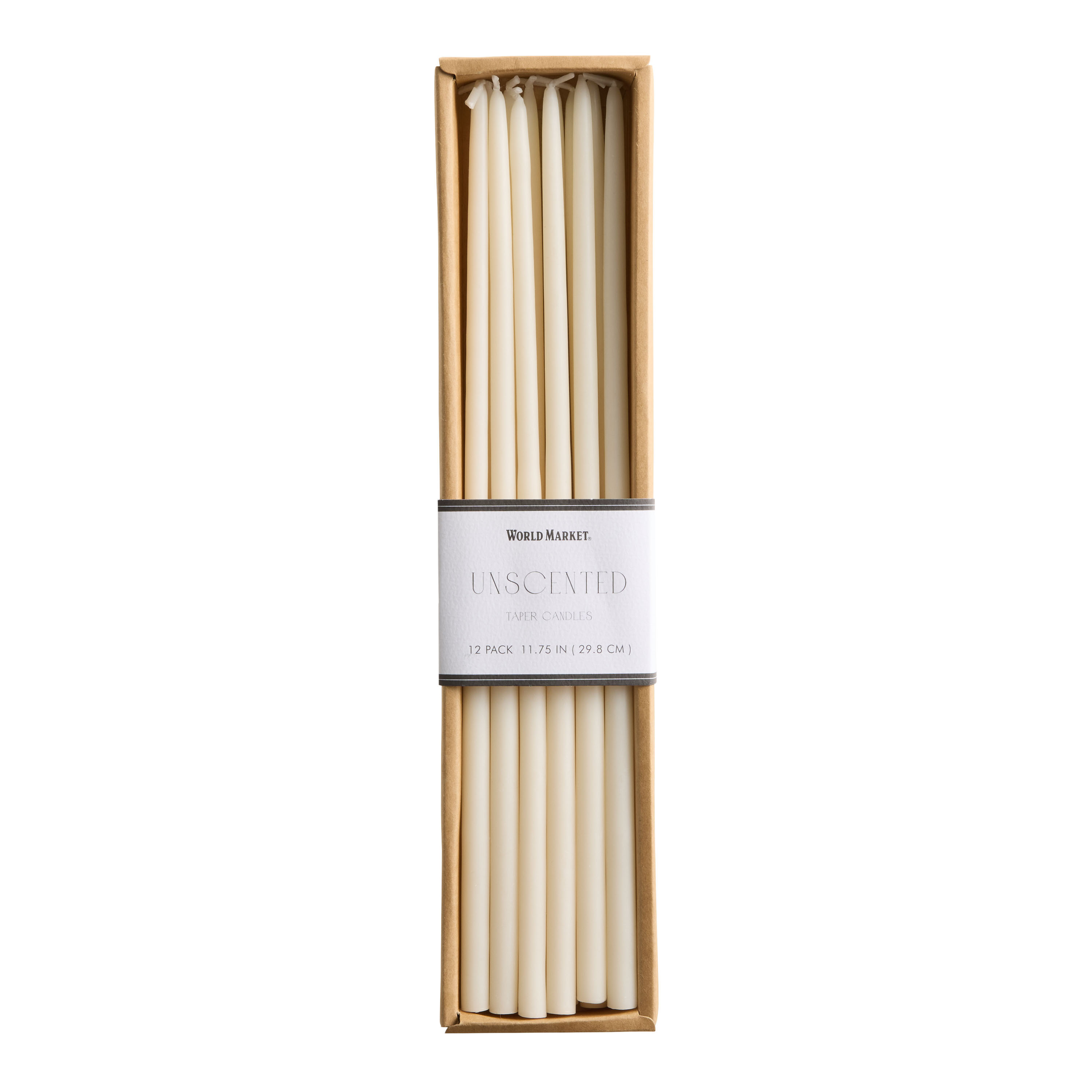 Narrow Taper Candles 12 Pack | World Market