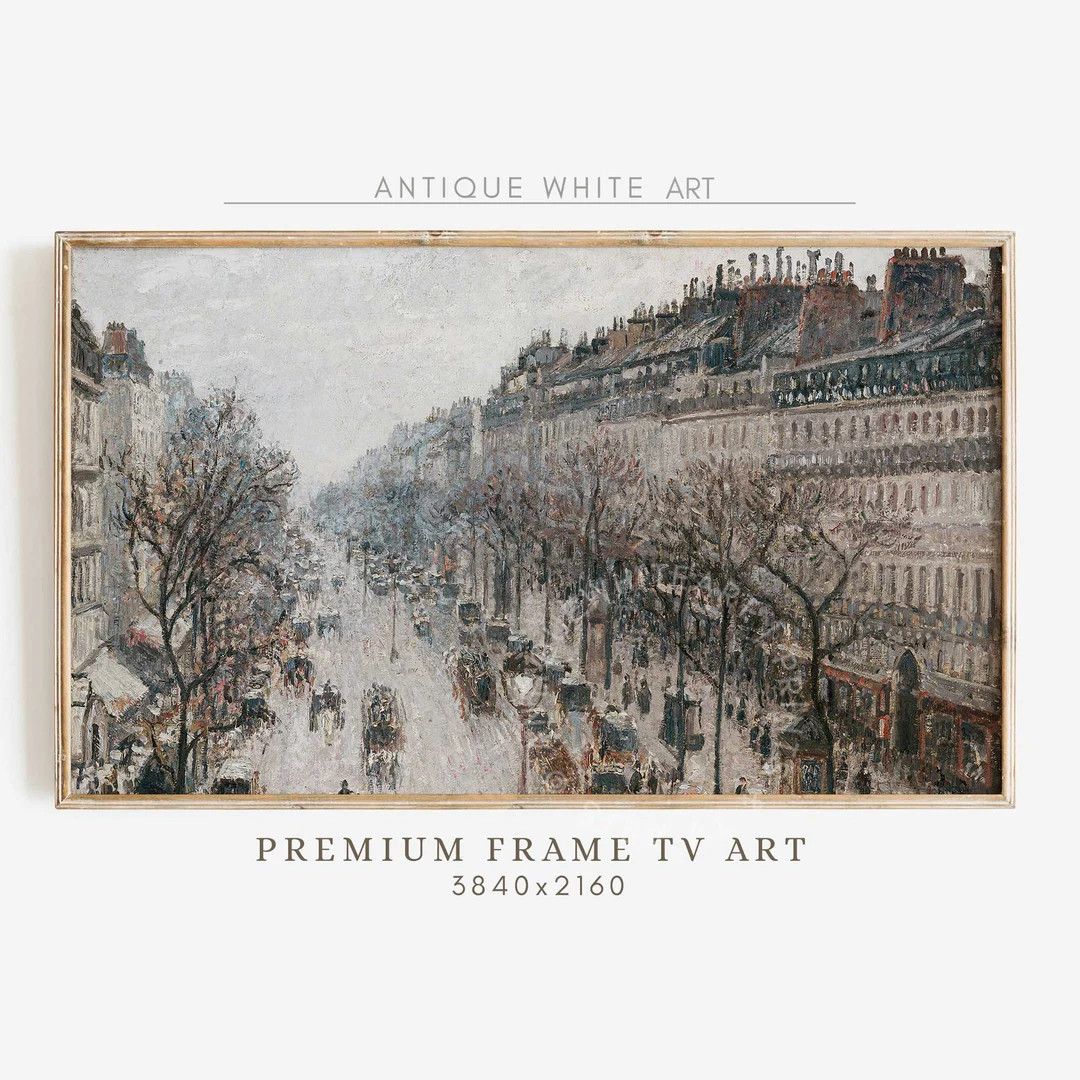 Samsung Frame TV Art Vintage Painting Moody Art for TV - Etsy | Etsy (US)