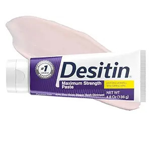 Desitin Maximum Strength Diaper Rash Paste, 40% Zinc Oxide, 4.8 oz | Amazon (US)