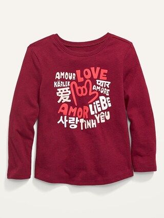 Graphic Long-Sleeve T-Shirt for Toddler Girls | Old Navy (US)