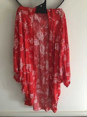 Red FLORAL PRINT KIMONO - New With tags | eBay AU