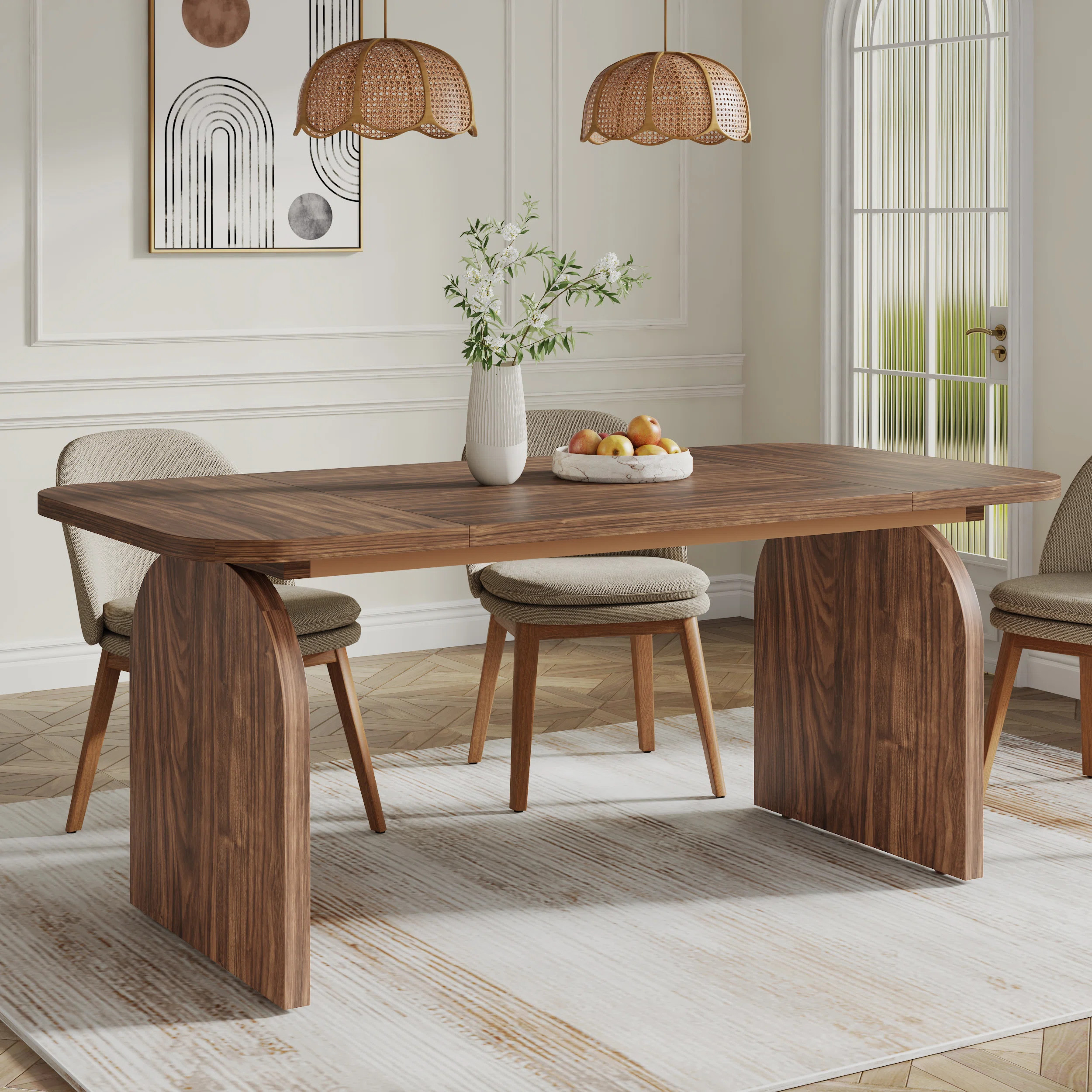 63'' L x 32'' W Rustic Dining Kitchen Table | Wayfair North America