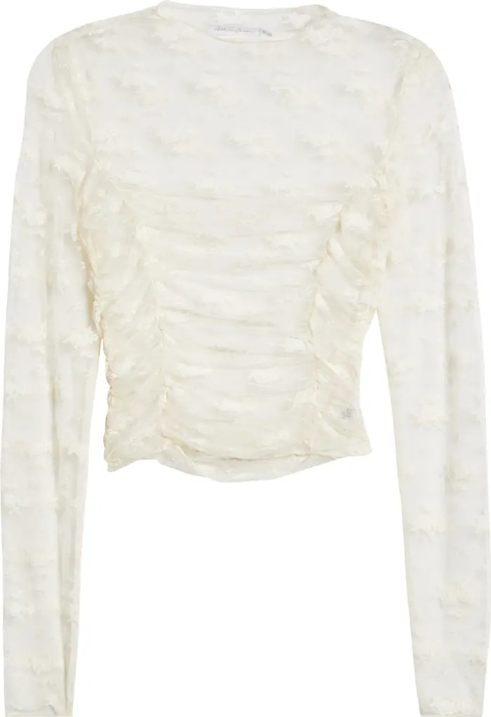 Ruched Lace Top | Nordstrom
