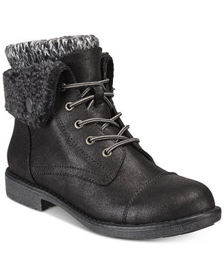 Women's Duena Lace-Up Hiker Booties | Macy's