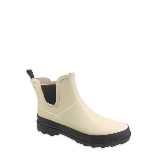 Time and Tru Women’s Chelsea Rainboots - Walmart.com | Walmart (US)