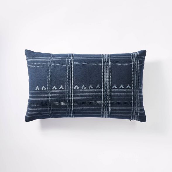 14"x24" Oversized Lumbar Woven Textured Pillow - Threshold™ designed with Studio McGee | Target