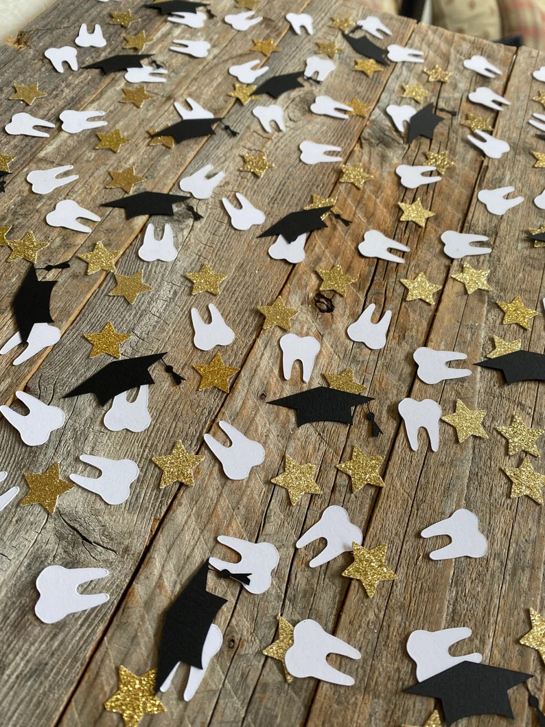 Dental Hygiene Dental School Graduation Table Scatter Table Confetti Graduation Party Decorations... | Etsy (US)