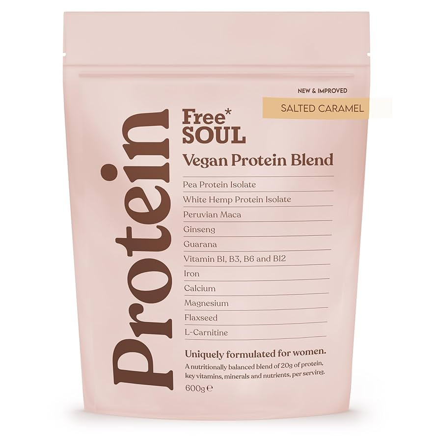 Free Soul Vegan Protein Powder | Formulated for Women | 600g | 20g Protein with Added Nutrients |... | Amazon (UK)