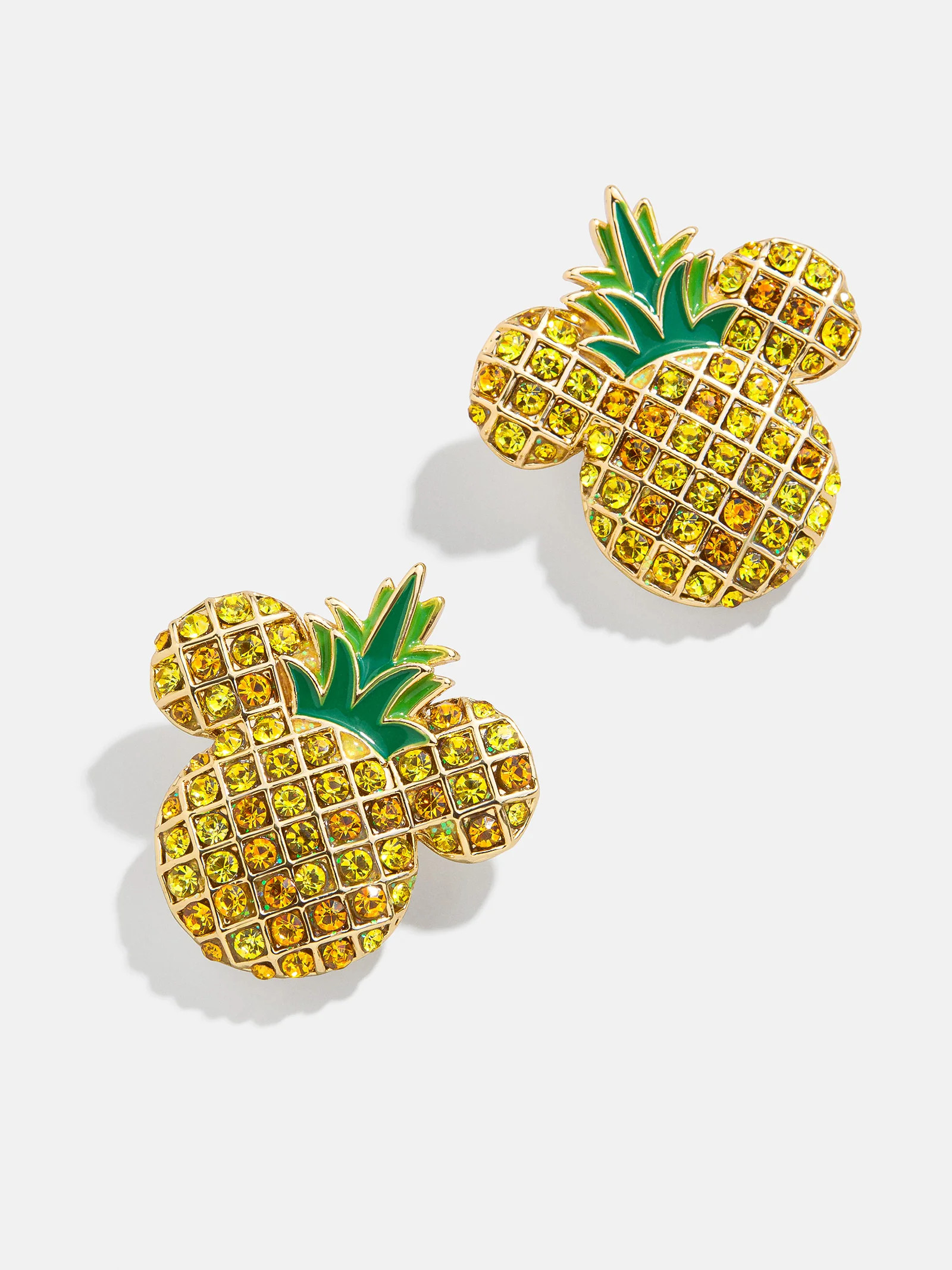 Mickey Mouse Disney Pineapple Earrings - Yellow | BaubleBar (US)