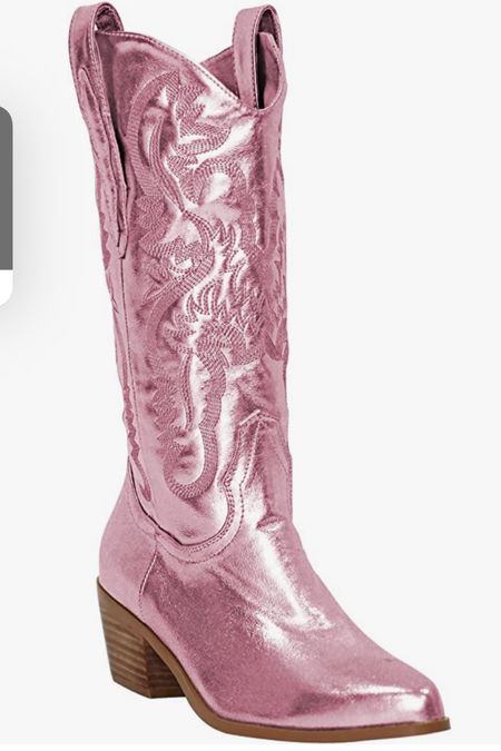 Pink cowgirl boots
- great if you have a bit of a wide calf
- comes in a bunch of colors
- under $60 

| Nashville | Texas | bachelorette | travel | cowgirl | cowboy | 

#LTKunder100 #LTKfit #LTKshoecrush