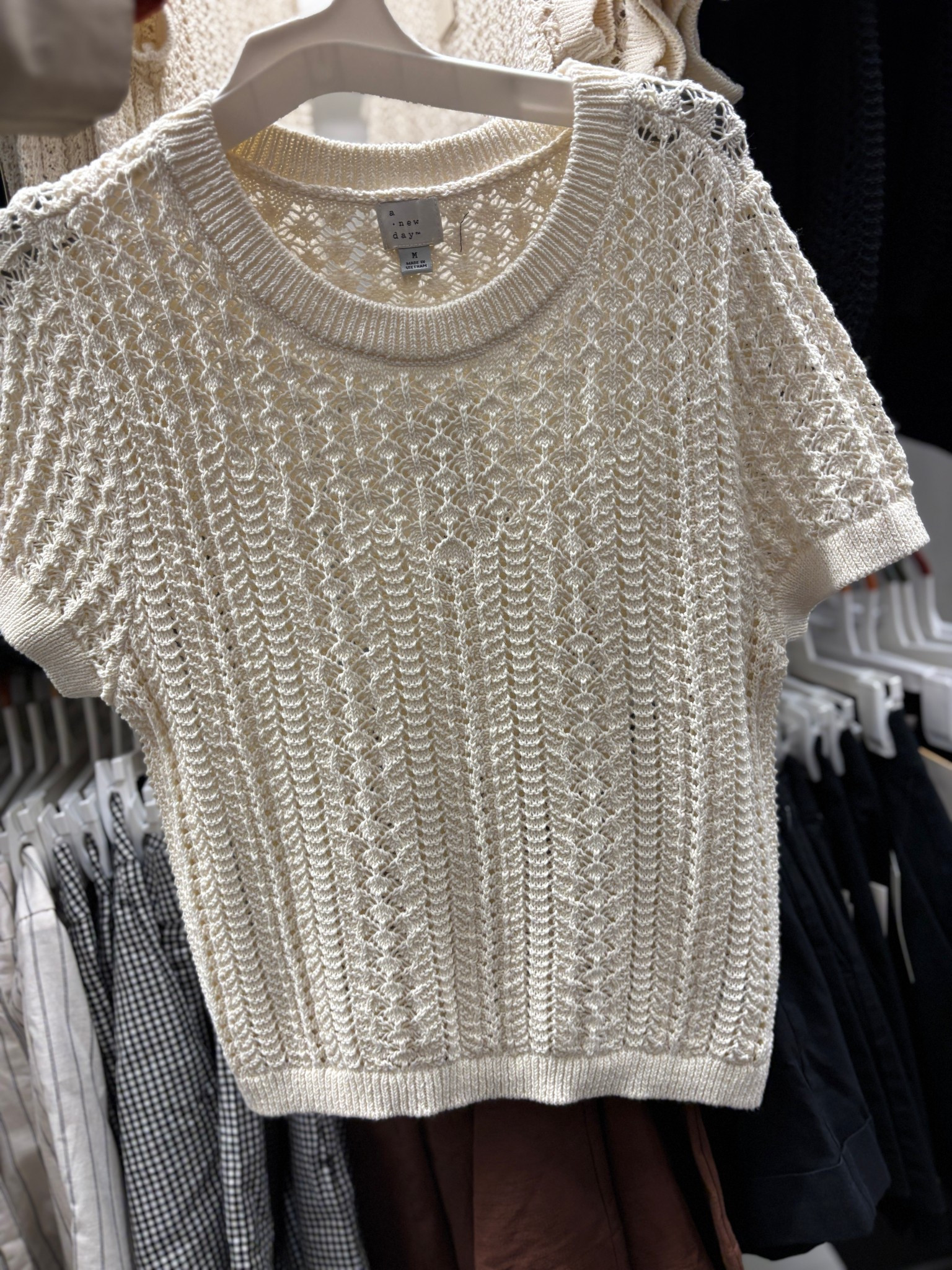 New from Target short sleeve crochet short sleeve top


#LTKWorkwear #LTKmomlife #LTKOver40