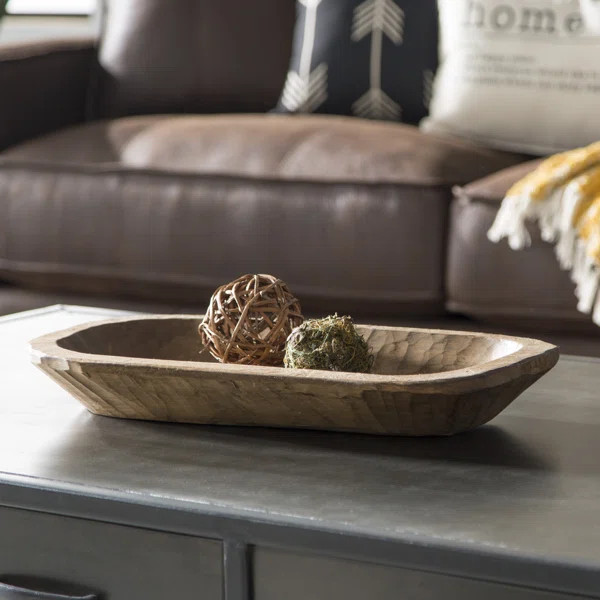 Keysville Old Wood Dough Decorative Bowl | Wayfair North America