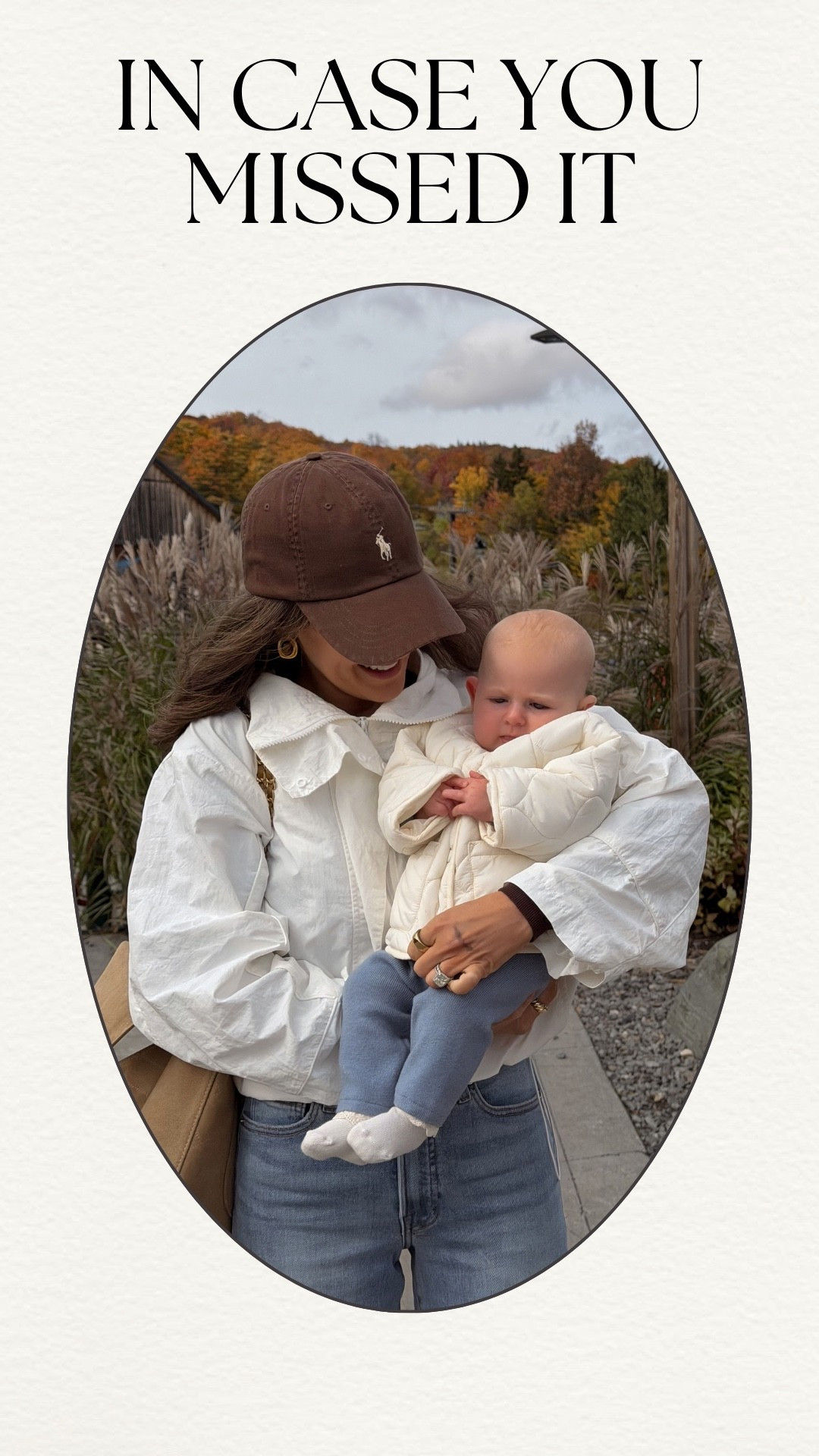 A cool weather mom and baby outfit!