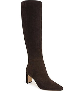 Sam Edelman Sylvia Suede Tall Dress Boots - 6 | Dillard's